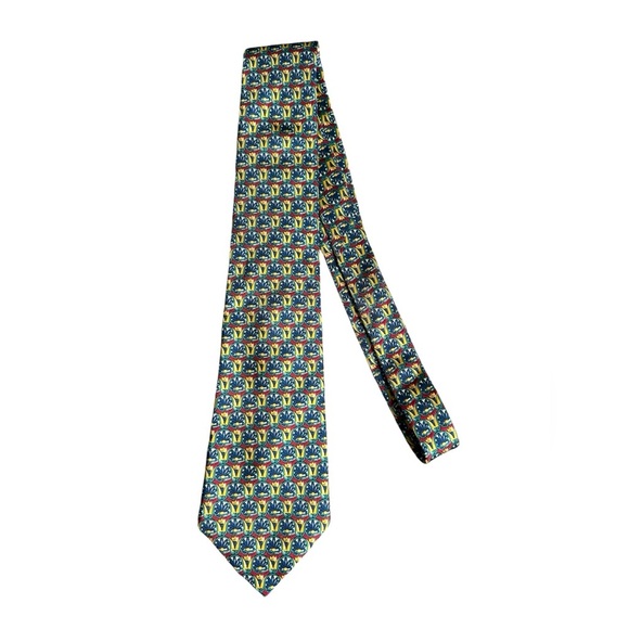 The Kensington Collection Lord & Taylor Vintage Silk Tie - Picture 1 of 3